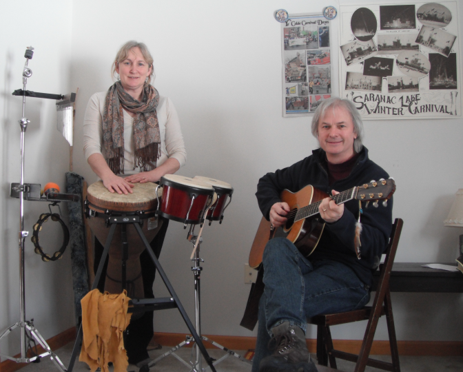 Howie and Debbie in Saranac Lake